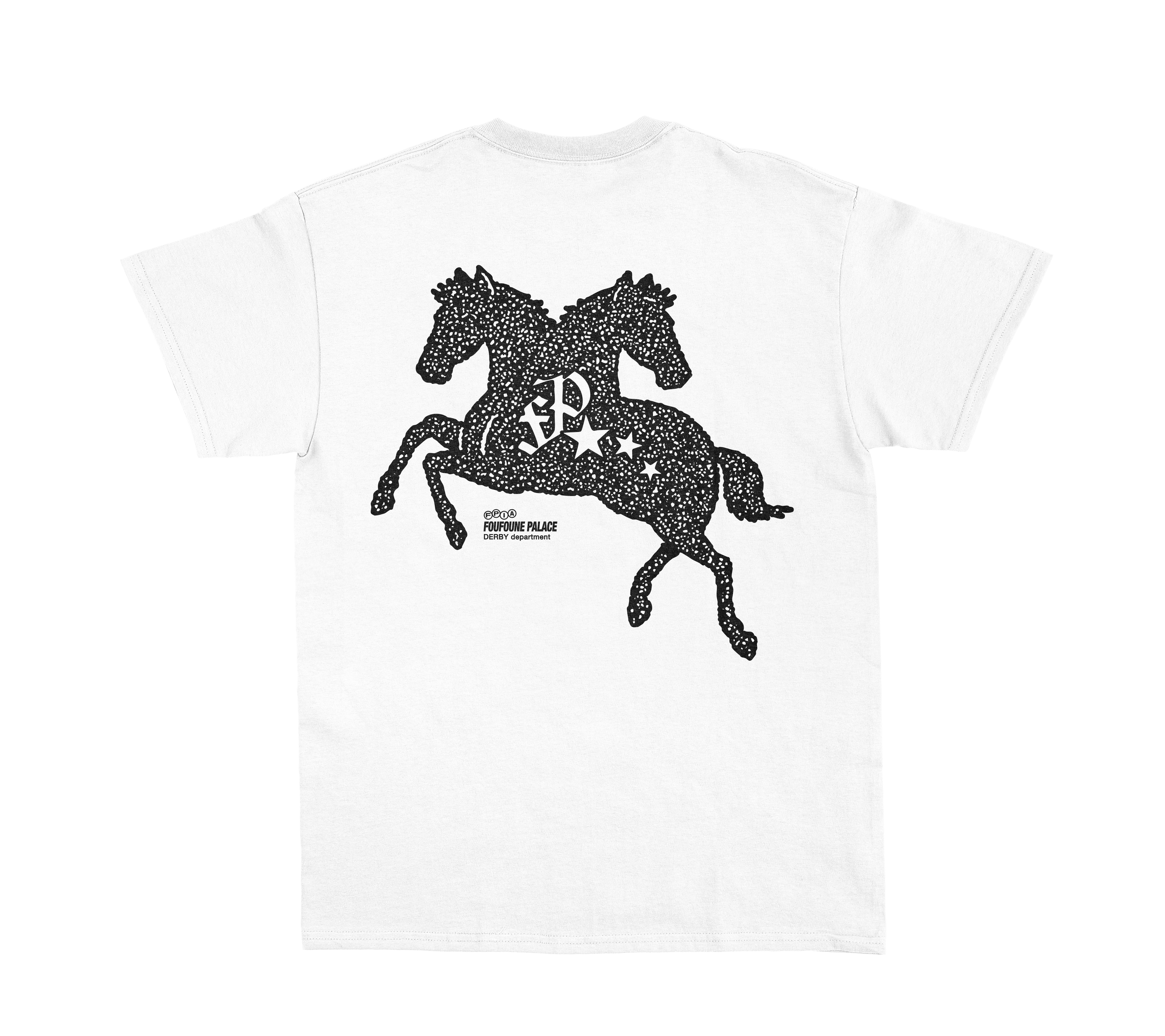 T-SHIRT "DERBY" - BLANC