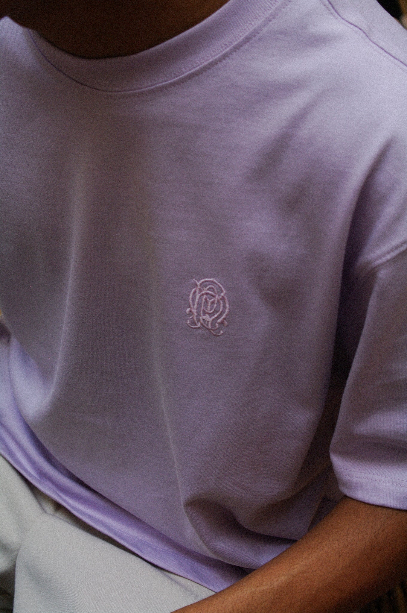 T-SHIRT PALACE MAFIA HOTELS " MONOGRAMME " LILA