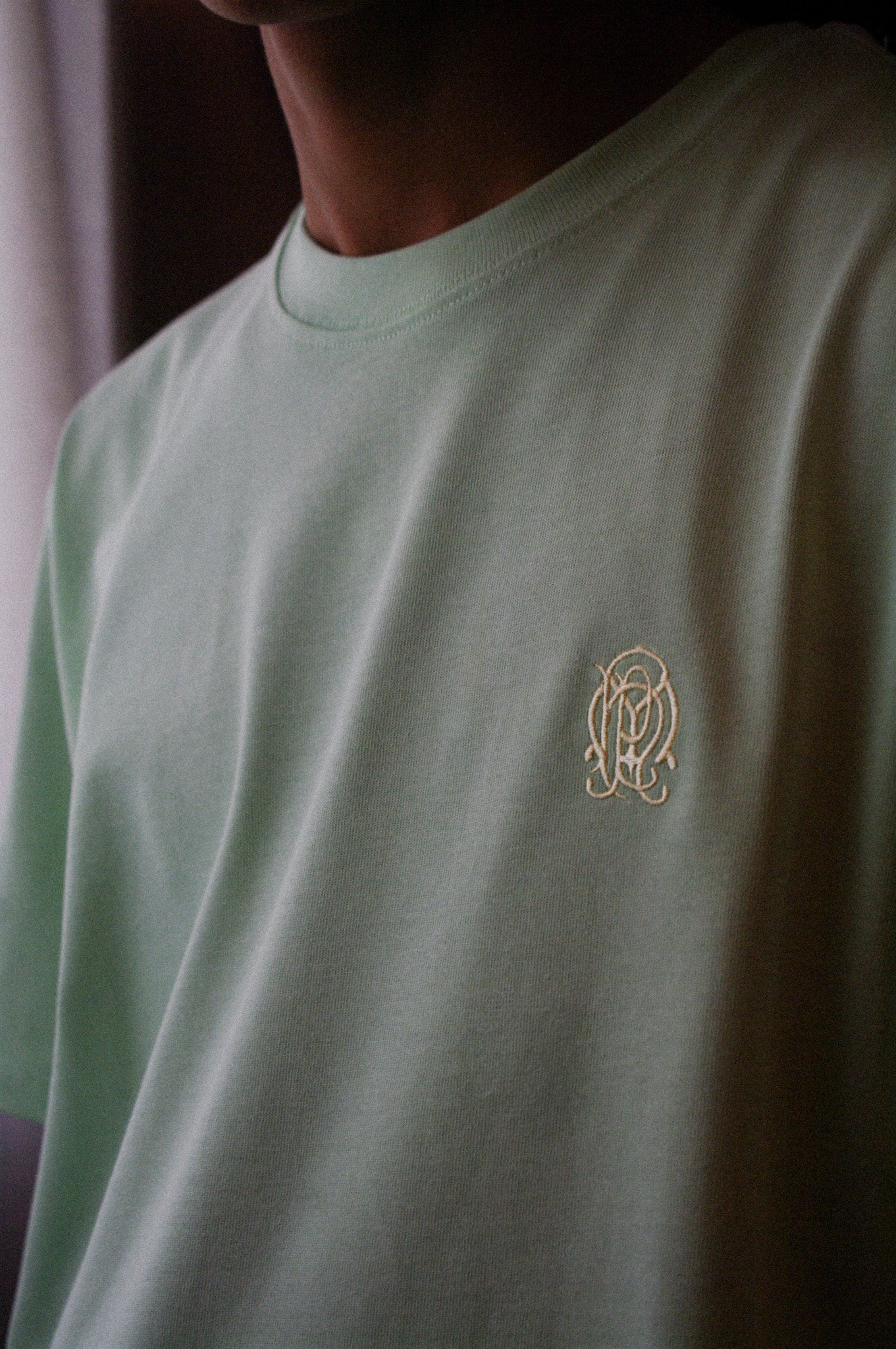 T-SHIRT PALACE MAFIA HOTELS "MONOGRAMME" - VERT