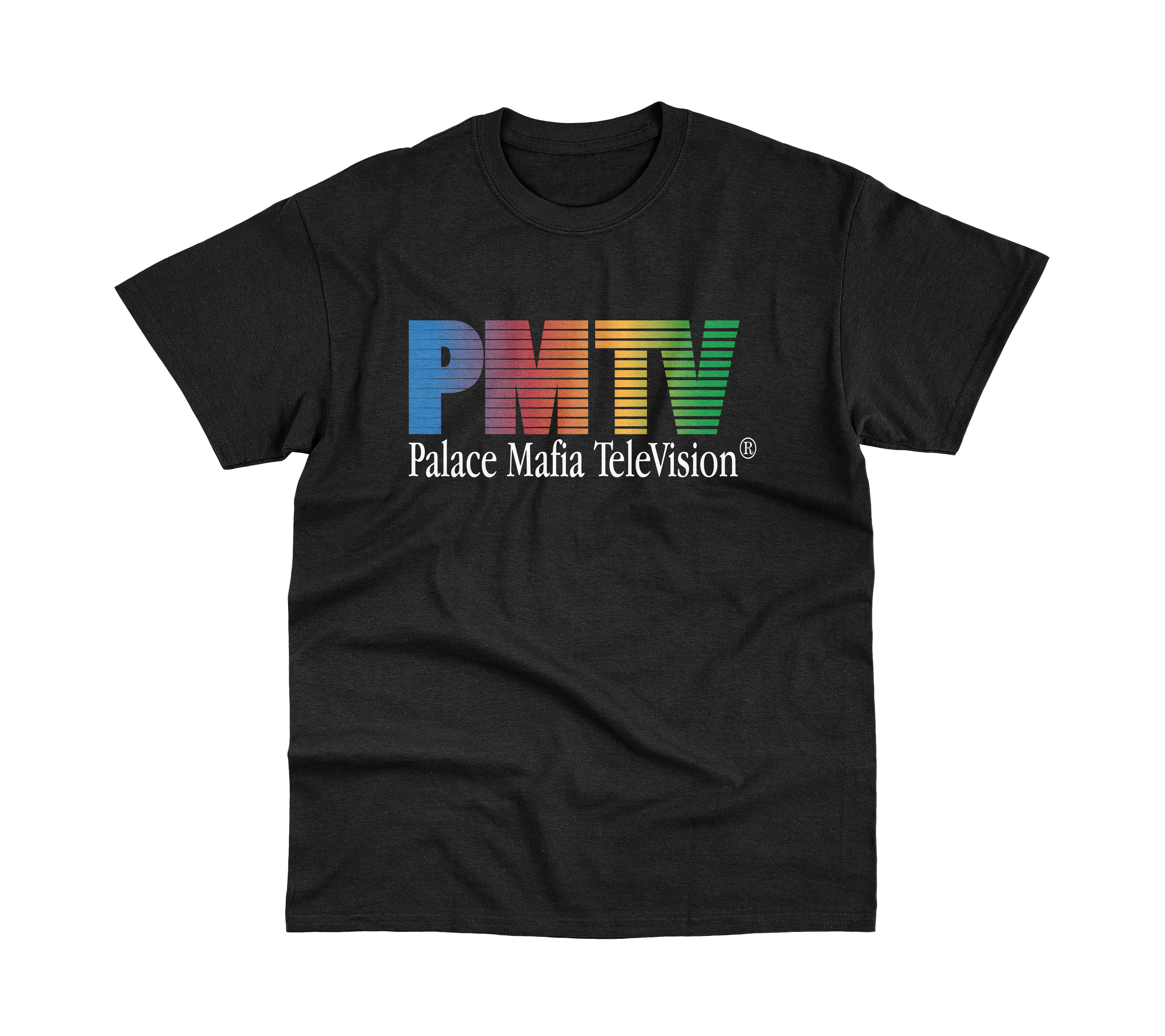 T-SHIRT "PMTV" - NOIR