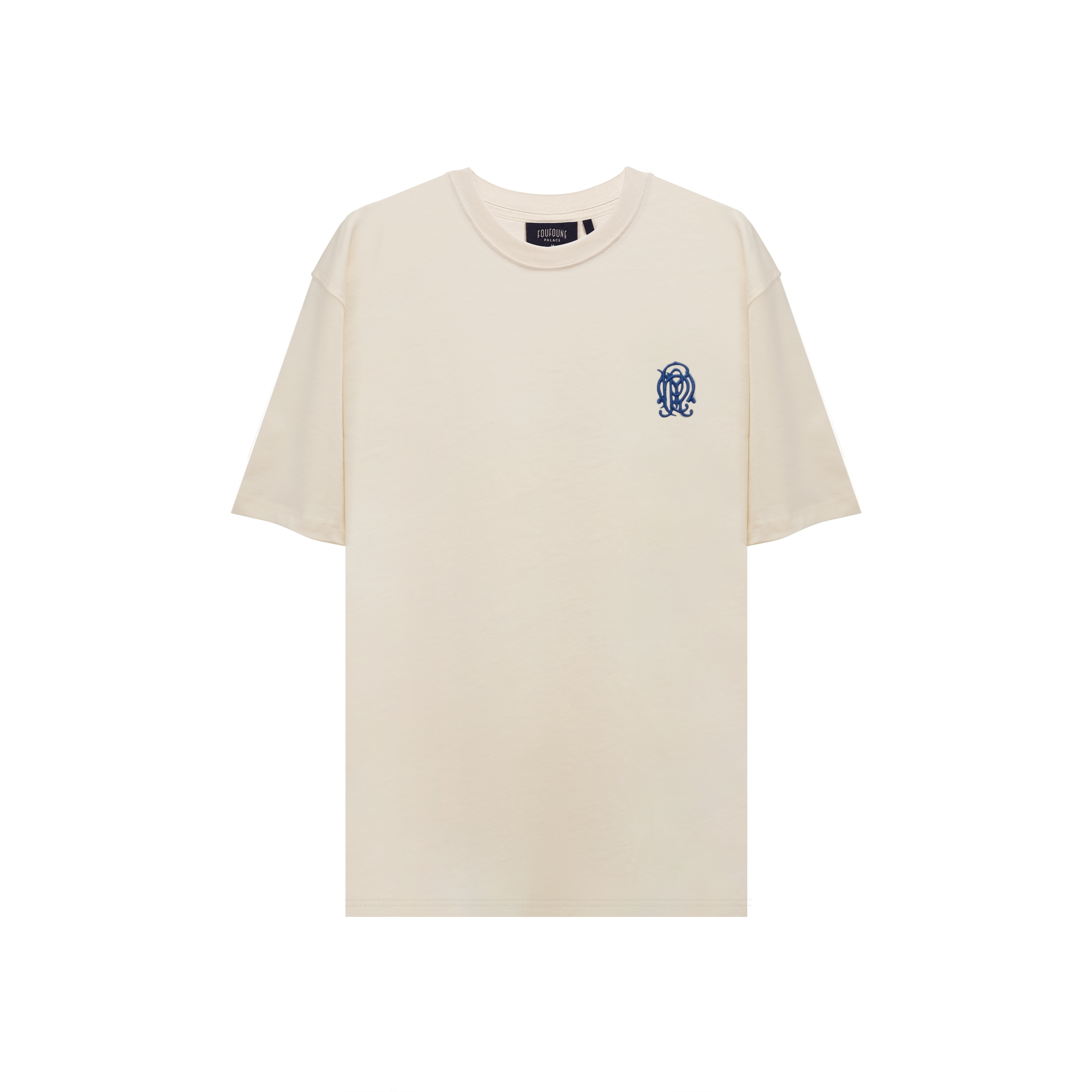 T-SHIRT PALACE MAFIA HOTELS "MONOGRAMME" - CREME
