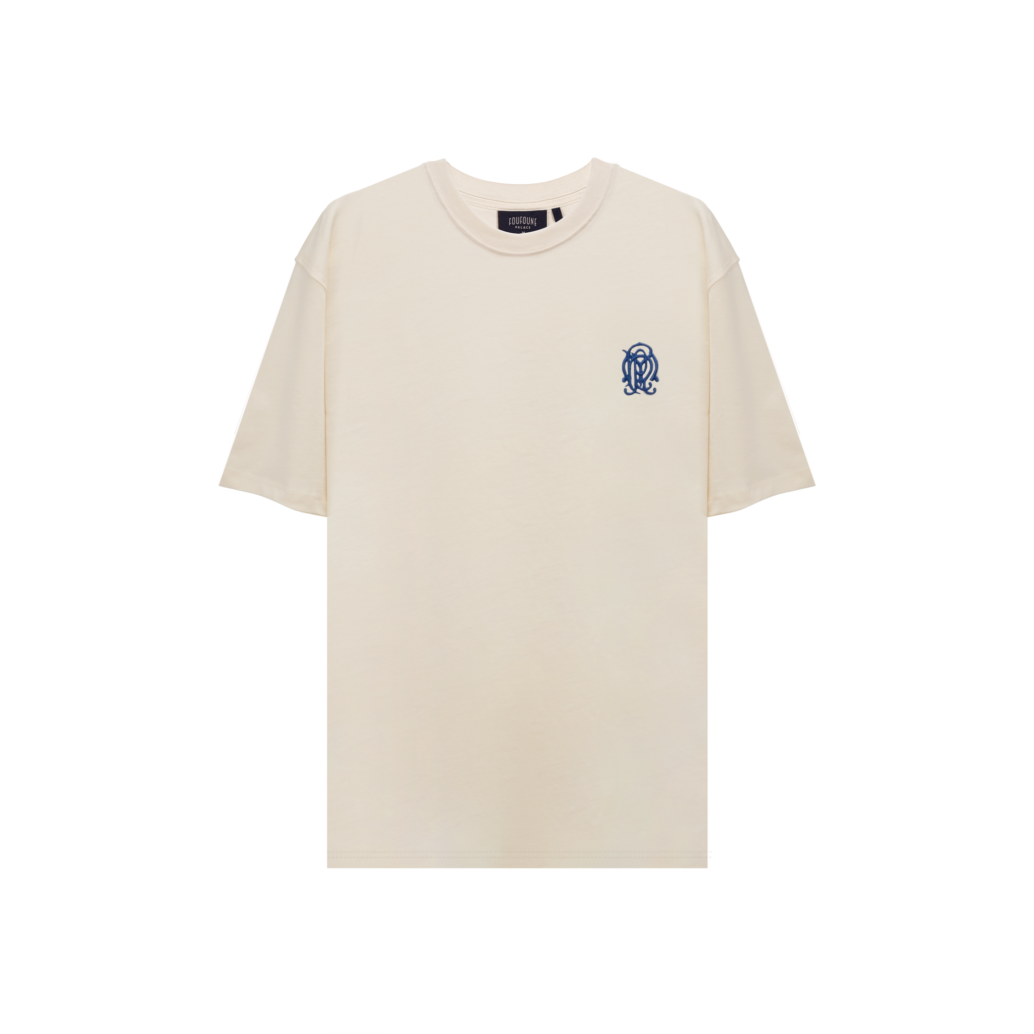 T-SHIRT PALACE MAFIA HOTELS "MONOGRAMME" - CREME